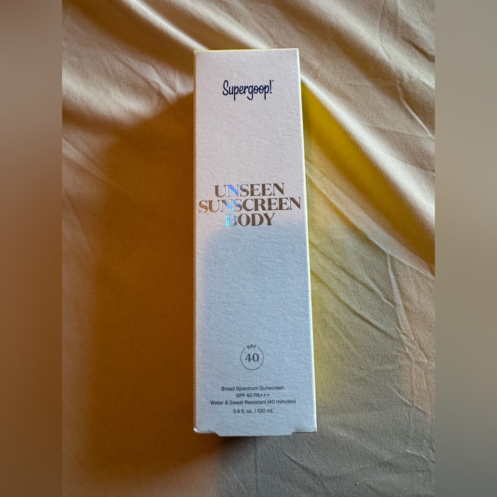 New in Box Supergoop Sunscreen